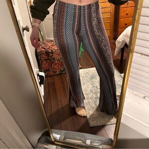 Funky pattern bell bottoms